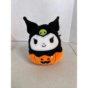 Squishmallows Sanrio Kuromi Halloween Pumpkin 8 Inch Plush Jack-O-Lantern 2024